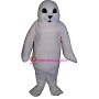 White Baby Seal Mascot Costume