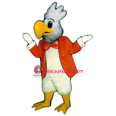 Cockatoo Jacket Bowtie Mascot Costume