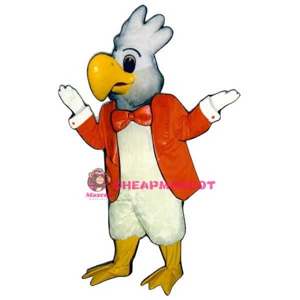 Cockatoo Jacket Bowtie Mascot Costume