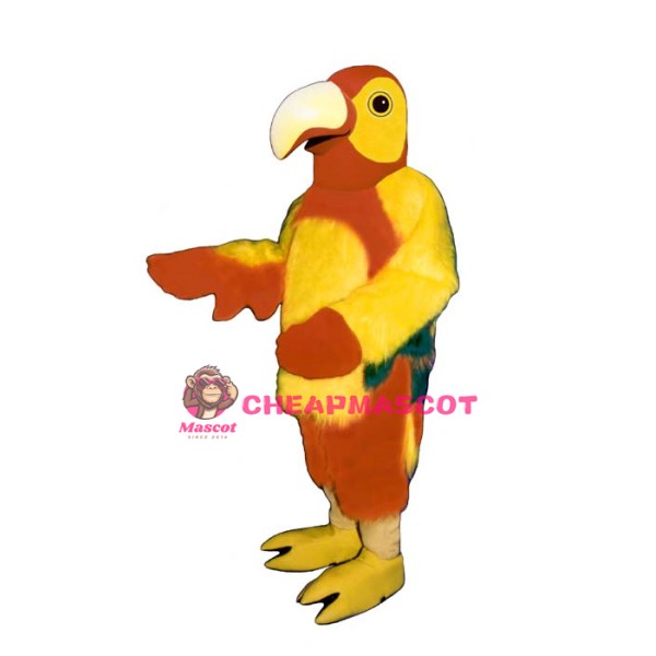 Red Parrot Mascot Costume