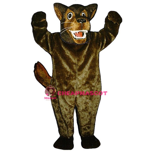 Mean Wolf Mascot Costume