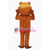 Brown Frog Mascot Costume