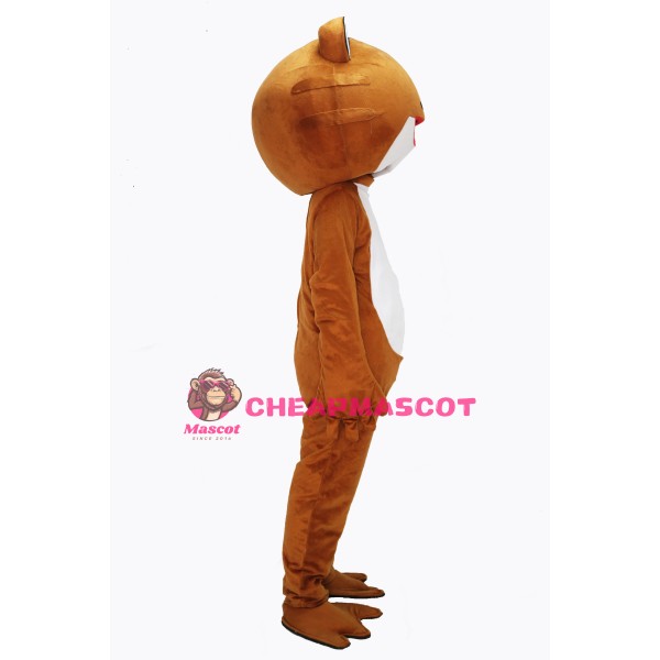 Brown Frog Mascot Costume