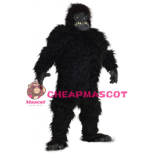 Gorilla Plush Mascot Costume