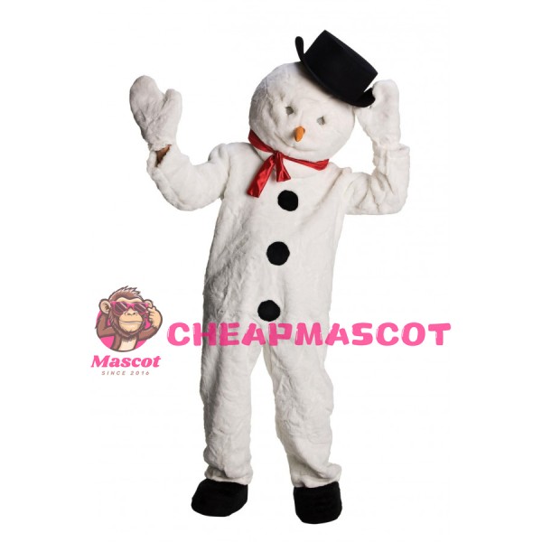 Snowman Plush Mascot Costume
