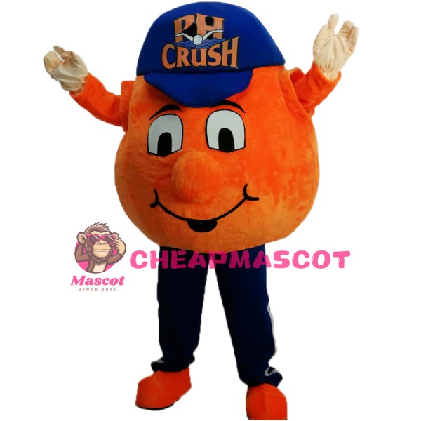Orange Crush Wins Fantasy Baseball League Championship Mascot Costume