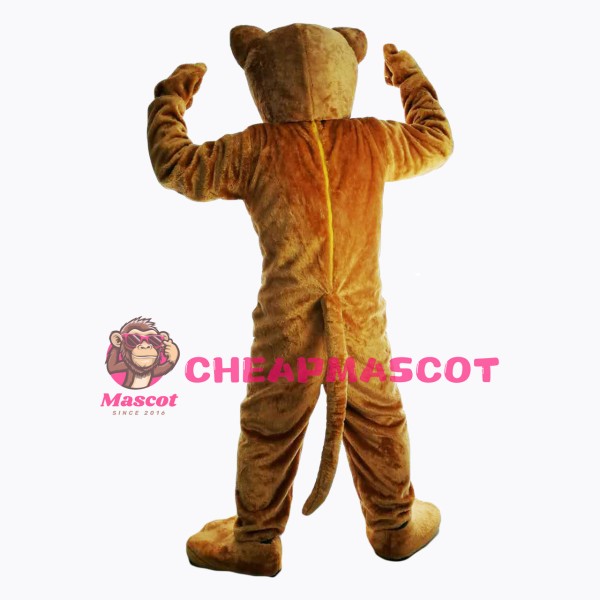 New Power Leopard Panther Cat Cougar Mascot Costume