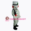 New Extra Round Snowman w Hat Scarf Mascot Costume