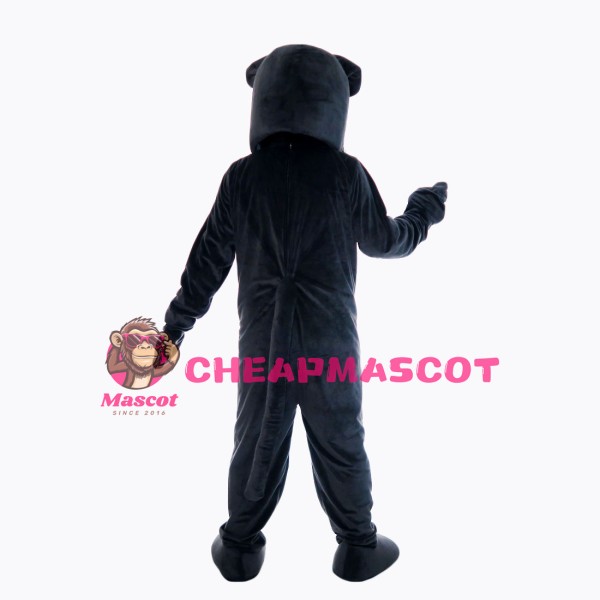 Black Bulldog Mascot Costume