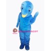 Happy Blue Dolphin Mascot Costumes