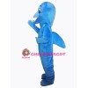 Happy Blue Dolphin Mascot Costumes