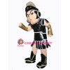 Black Spartan Trojan Knight Sparty Mascot Costume