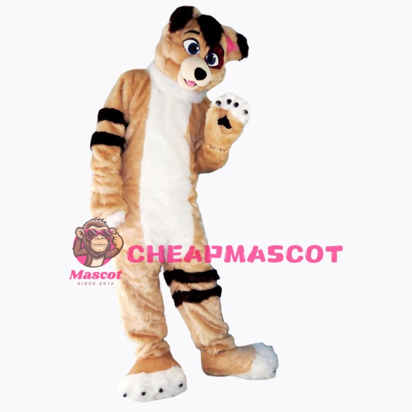 Friendly Dog Mascot Costume