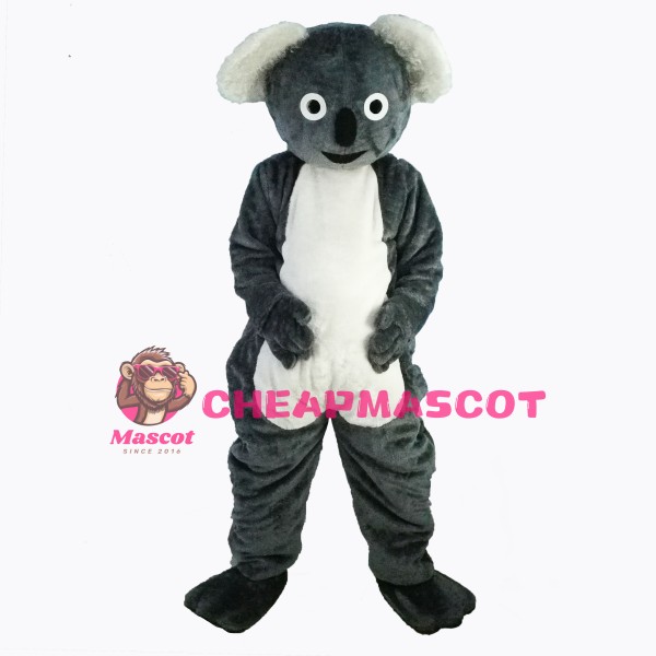 Cute Gray Koala Mascot Costume