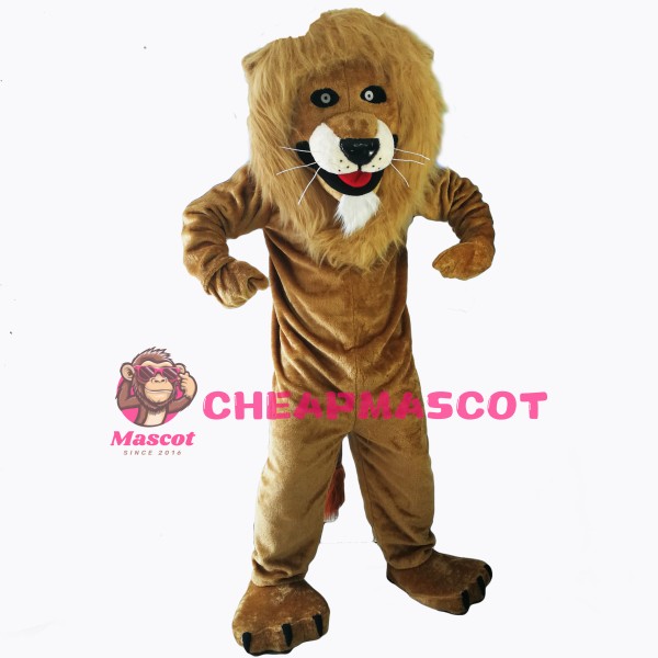 Strong Lion Mascot Costume