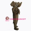 Brown Elephant Masot Costume