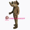 Brown Elephant Masot Costume