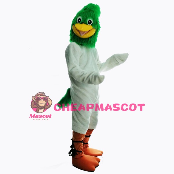 Green Roadrunner Mascot Costume 