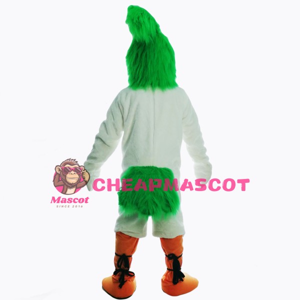 Green Roadrunner Mascot Costume 
