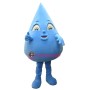 Blue Raindrop Mascot Costume