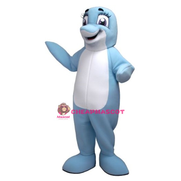 New Dolphin Mascot Costume