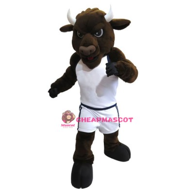 Sport Power Bull Mascot Costume