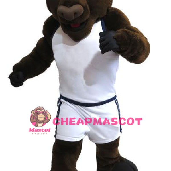Sport Power Bull Mascot Costume