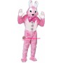 Adult Pink Bunny Mascot Costume