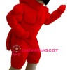Power Red Hawk Mascot Costume