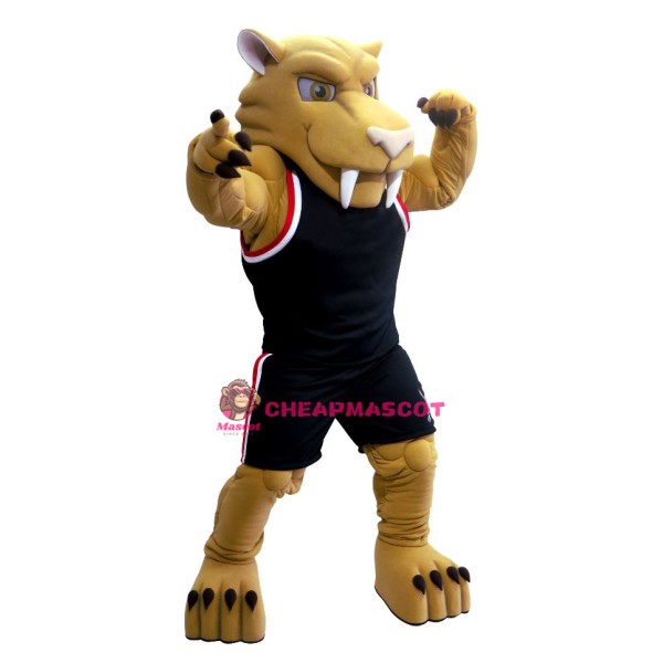 Sabretooth Tiger Mascot Costume