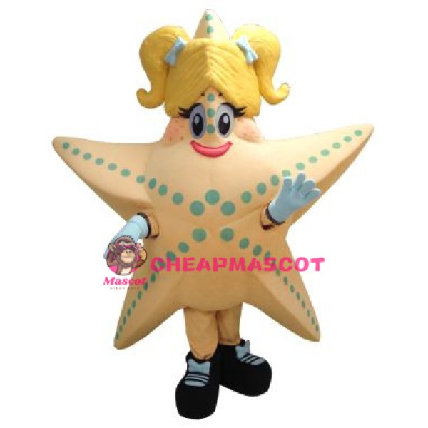 Cute Starfish Mascot Costume