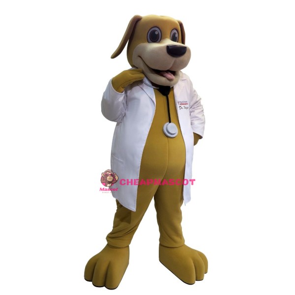 Dr. Dog Mascot Costume