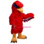 New Red Hawk Mascot Costume