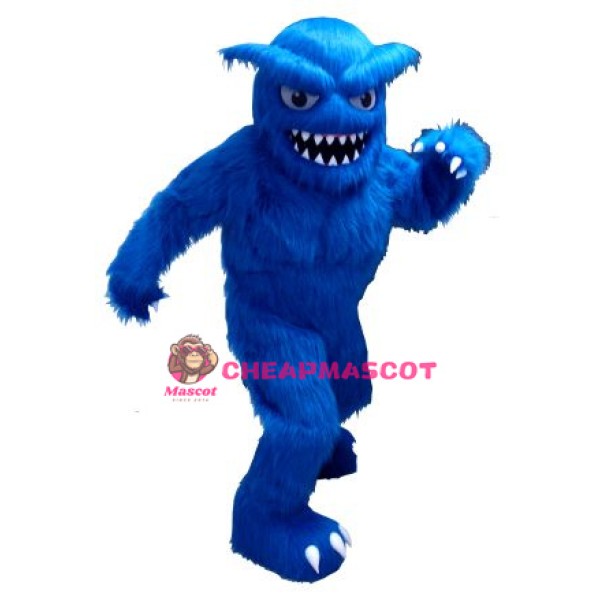 Blue Monster Mascot Costume