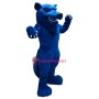 Blue Wolf Mascot Costume