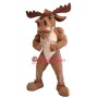 Power Muscly Moose Mascot Costume