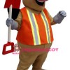 Worker Pig Mascot Costume