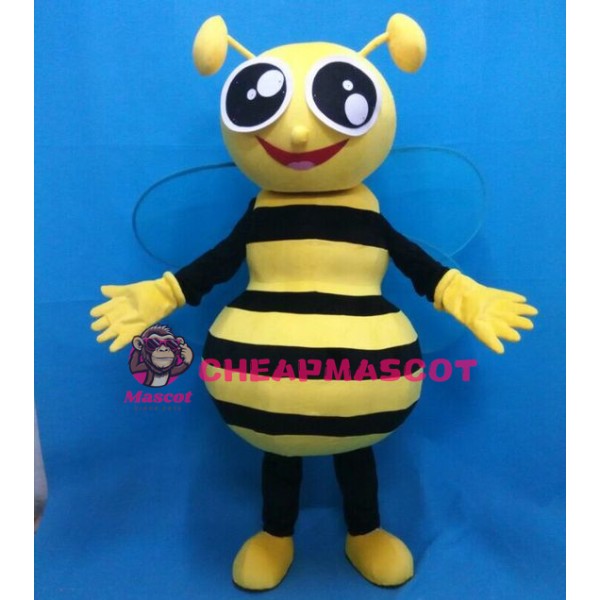 Happy Honey Bee Mascot Costume