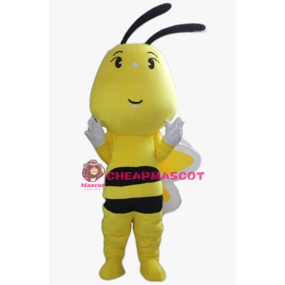Big Head Bee Mascot Costume