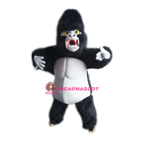 Black Gorilla Mascot Costume Adult Costume