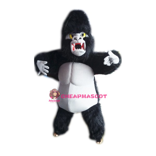 Black Gorilla Mascot Costume Adult Costume