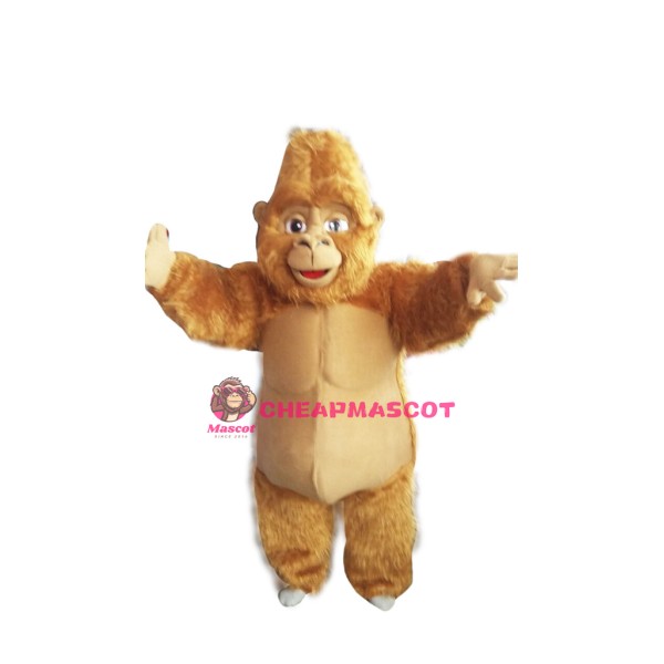 Brown Gorilla Mascot Costume Adult Costume