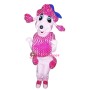 Pink French Poodle Mascot Costume Adult Costume