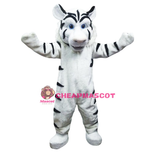 White Tiger Mascot Costume Adult Costume