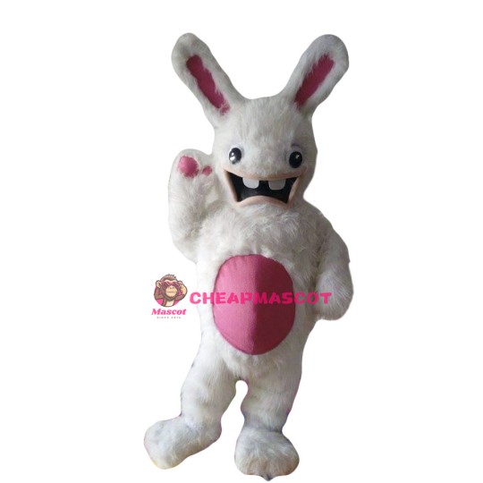 Crazy Bunny Mascot Costume Adult Costume