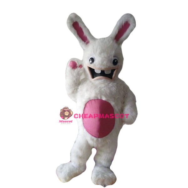 Crazy Bunny Mascot Costume Adult Costume