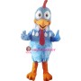 Blue Chicken Mascot Costume Adult Character Costume