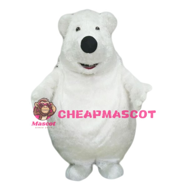 Giant Big Fat Polar Bear Mascot Costume