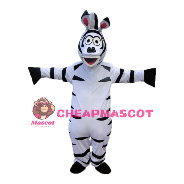 Madagascar Zebra Marty Mascot Costume