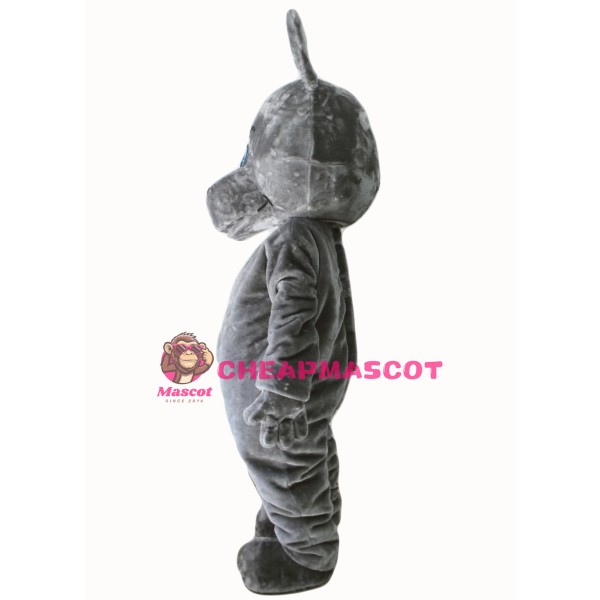 Grey Hippo Mascot Costumes